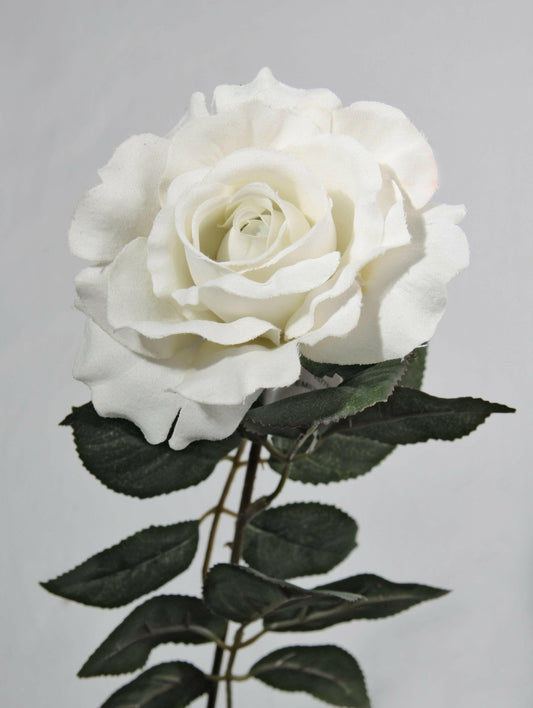 Artificial Silk Premium Rose Medium Single Stem