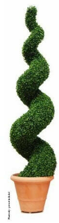 Artificial Boxwood Topiary Spiral Tree