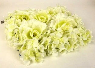 Artificial Silk Hydrangea Panel