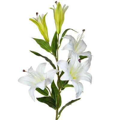 Artificial Silk Lily Spray
