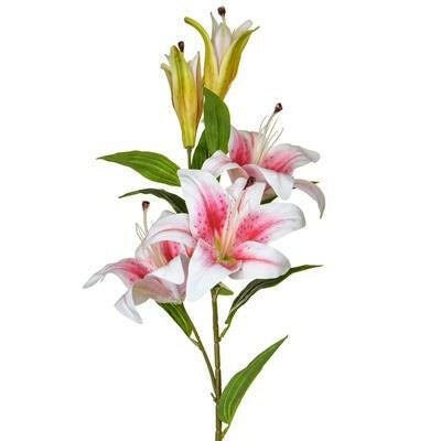 Artificial Silk Lily Spray