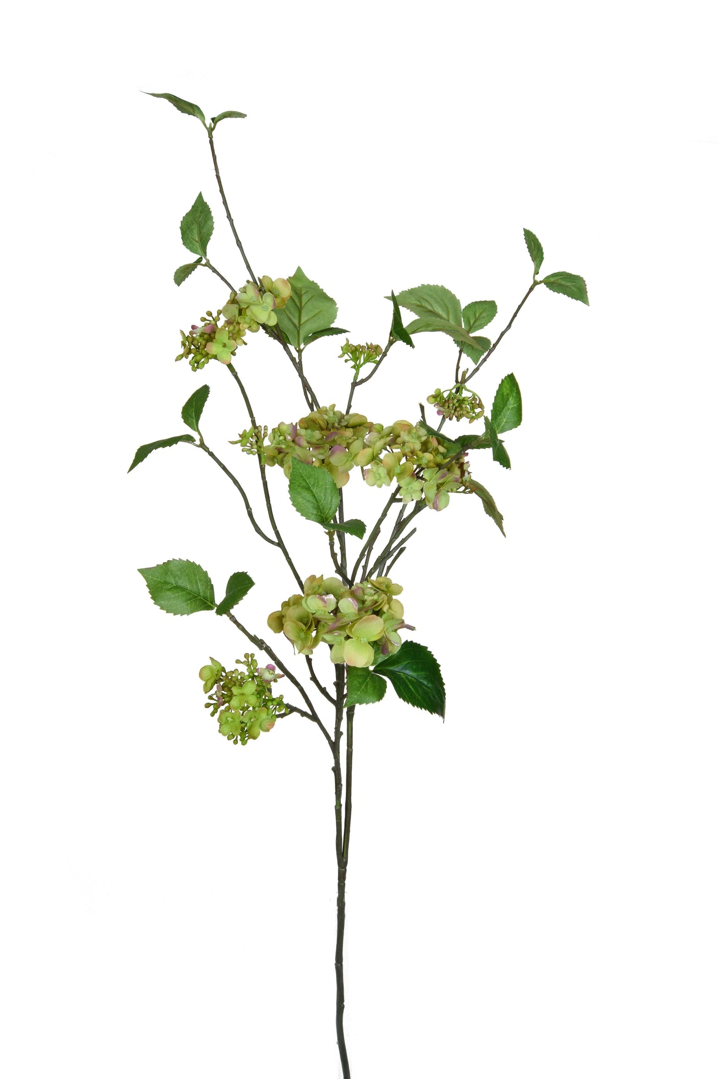 Artificial Silk Mini Hydrangea Leaf Spray