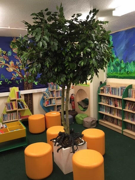 Artificial Silk Ficus Tree Fire Retardant