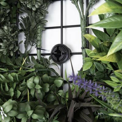 Artificial Green Wall Chatton Mix 100 x 100cm FR UV