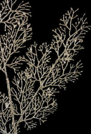 Artificial Glitter Coral Spray