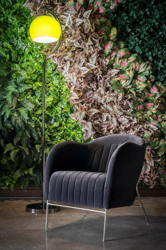Artificial Flexi Back Green Wall Cheviot 100 x 100cm
