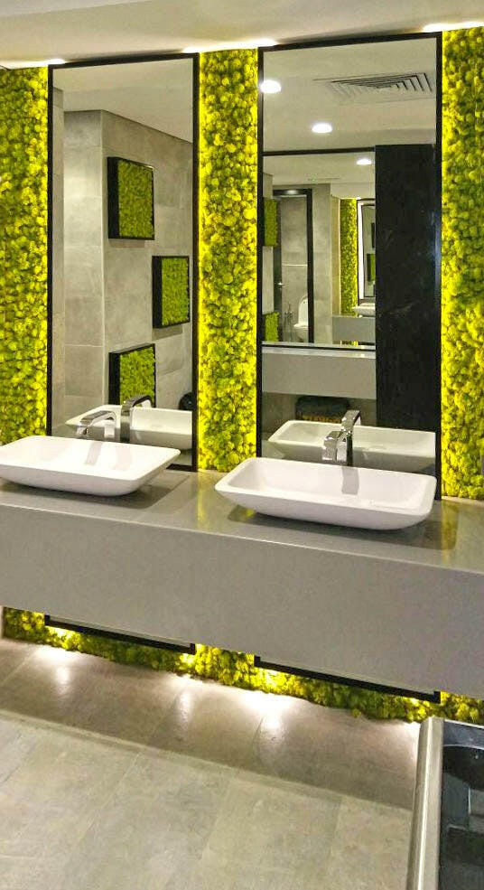 Artificial Flexi Back Green Wall Cheviot 100 x 100cm