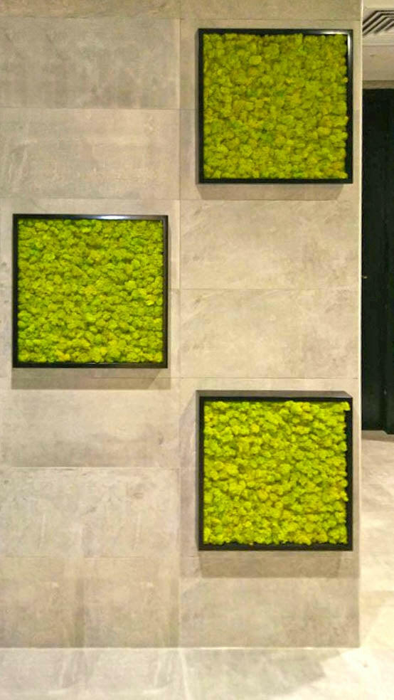 Artificial Flexi Back Green Wall Cheviot 100 x 100cm