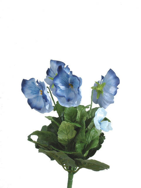 Artificial Silk Pansy Bush