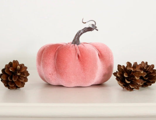 Artificial Velvet Pumpkin