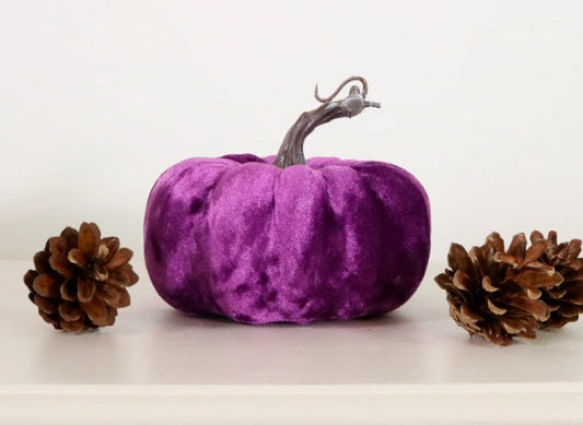 Artificial Velvet Pumpkin