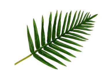 Artificial Silk Fern Palm Leaf Spray