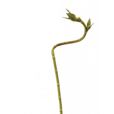 Artificial Silk Curly Bamboo Spray