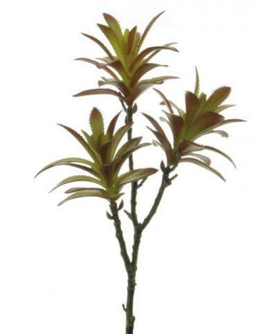 Artificial 3 Head Madagascar Palm Succulent 