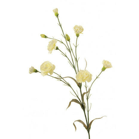 Artificial Silk Carnation Spray