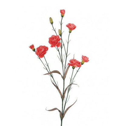 Artificial Silk Carnation Spray