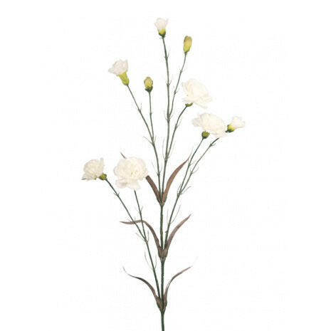 Artificial Silk Carnation Spray