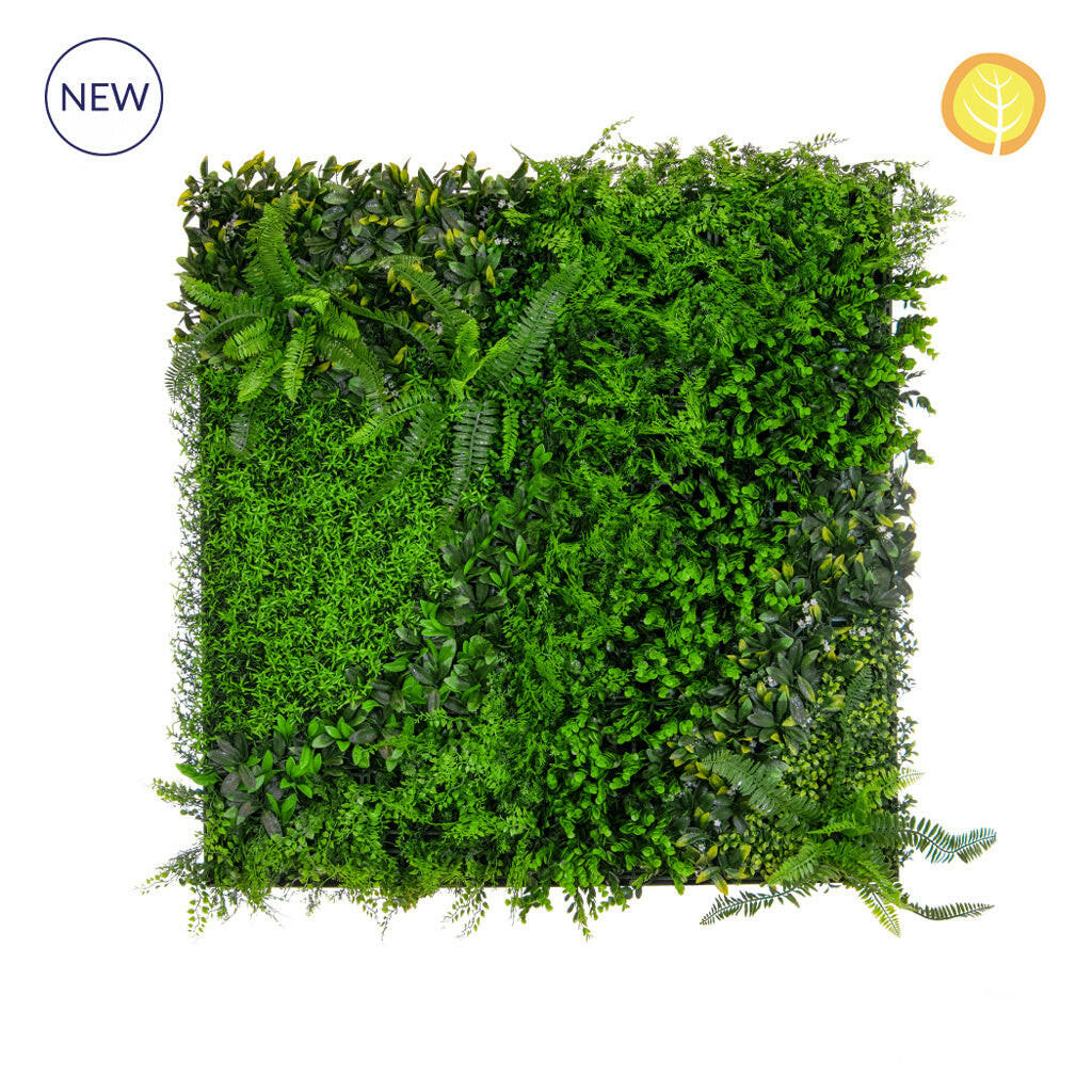 Artificial Flexi Back Green Wall Cheviot 100 x 100cm