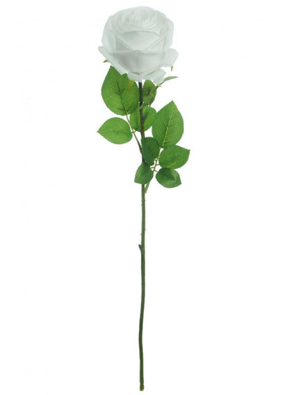 Justartificial.co.uk Harper Rose White 62cm
