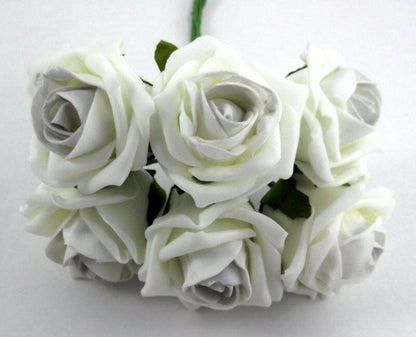 Artificial Colourfast Cottage Rose Bud Bunch