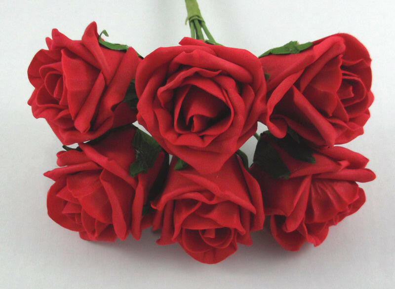 Artificial Colourfast Cottage Rose Bud Bunch