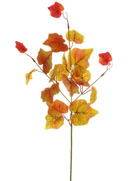 Artificial Silk Autumn Leaf Spray - 68cm