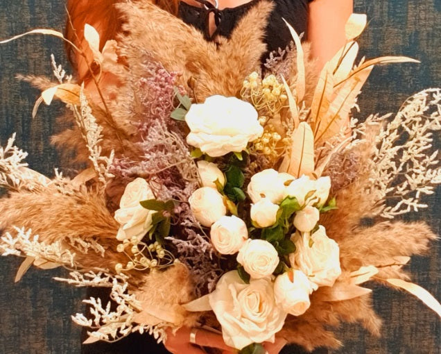 Artificial Boho Bouquet Flower Arrangement