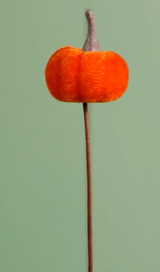 Craft Pic Mini Velvet Pumpkin (12 Per Pack)