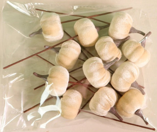 Craft Pic Mini Velvet Pumpkin (12 Per Pack)