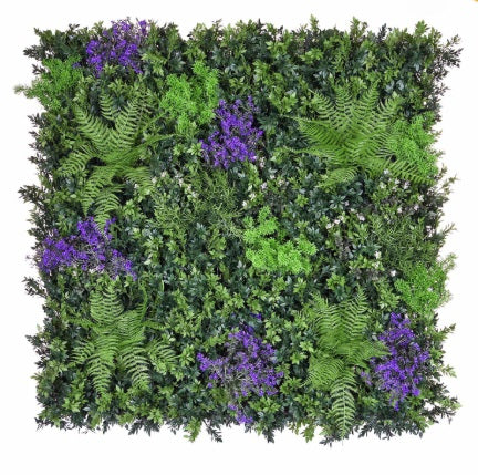 Artificial London Mixed Green Wall Mat FR UV