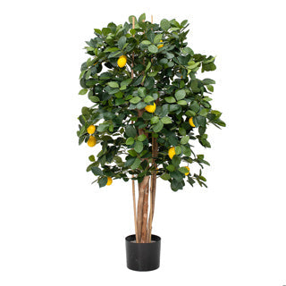 Artificial Silk Lemon Tree with Fruit