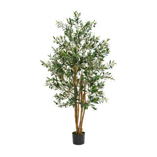 Artificial Silk Multi Olive Trunk Tree