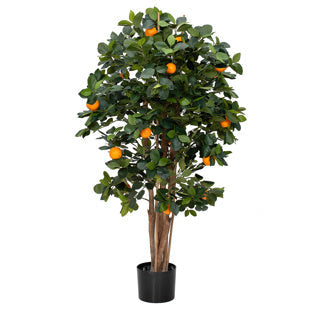 Artificial Silk Orange Tree with Fruit