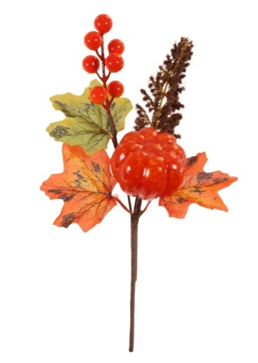 Artificial Autumn Pick with Pumpkins