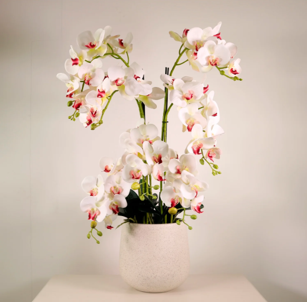 Artificial Lavish Orchid Arrangement 78cm