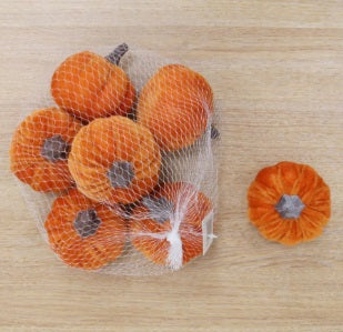 Artificial Velvet Pumpkin (Medium)