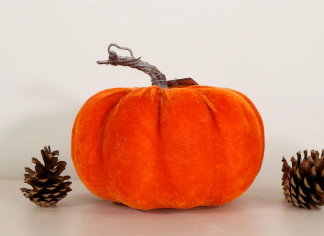 Artificial Velvet Pumpkin