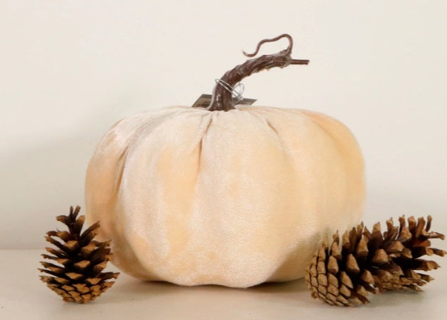 Artificial Velvet Pumpkin