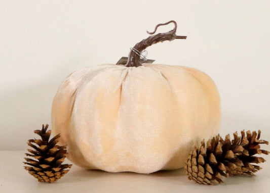 Artificial Velvet Pumpkin