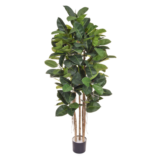 Artificial Silk Ficus Elastica Tree