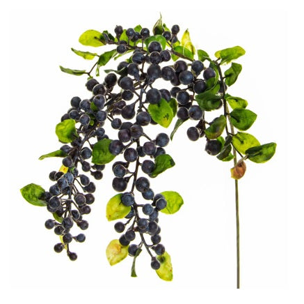 Artificial Hanging Berry Foliage Spray