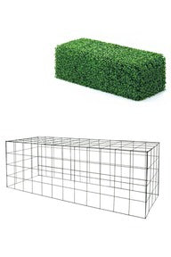 Artificial Boxwood Panel Hedge (Frame Only)