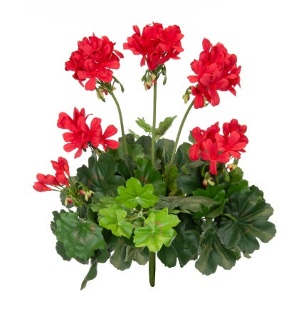 Artificial Trailing Geranium Bush FR