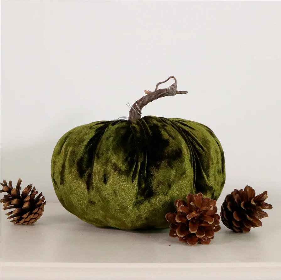 Artificial Velvet Pumpkin